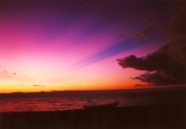 Sunrise over Lake Malawi