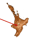 Location of Ruapehu
